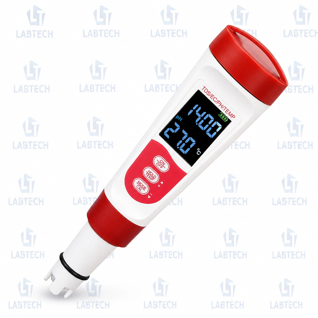 LabTech 4-in-1 Digital Water Quality Meter | pH, TDS, EC & Temperature Tester with LCD Display