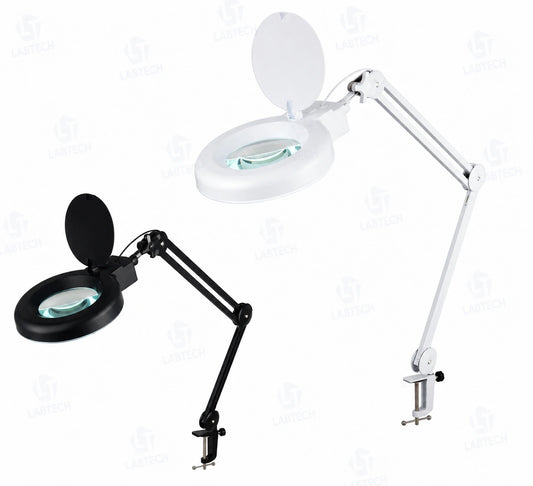 9201LED LED Magnifying Lamp – 127 mm Glass Lens, 3D/5D/8D Diopter