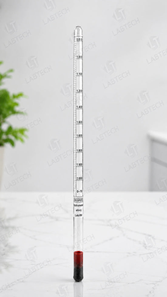 0–70 Degree Glass Hydrometer | Precision Density Meter