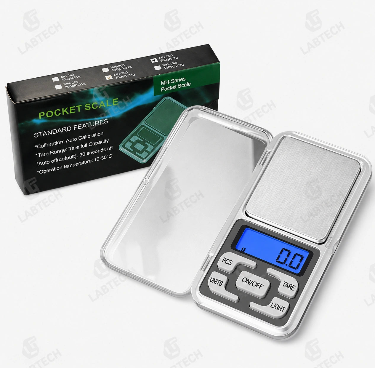 MH-500 Digital Pocket Scale – 500g × 0.1g Precision Mini Weighing Scale