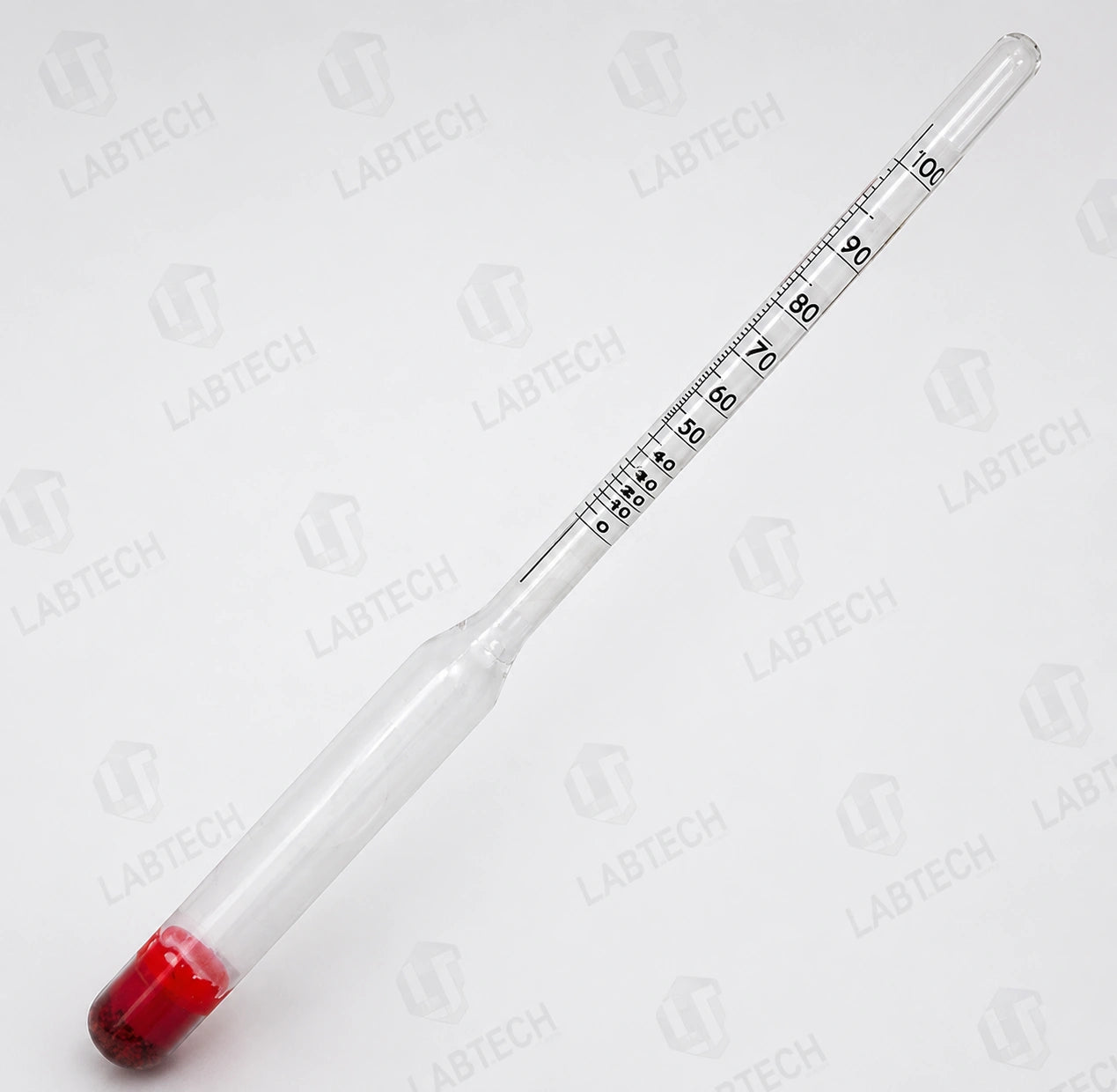 Glass Alcohol Meter 0–100% v/v | Precision Alcohol Hydrometer