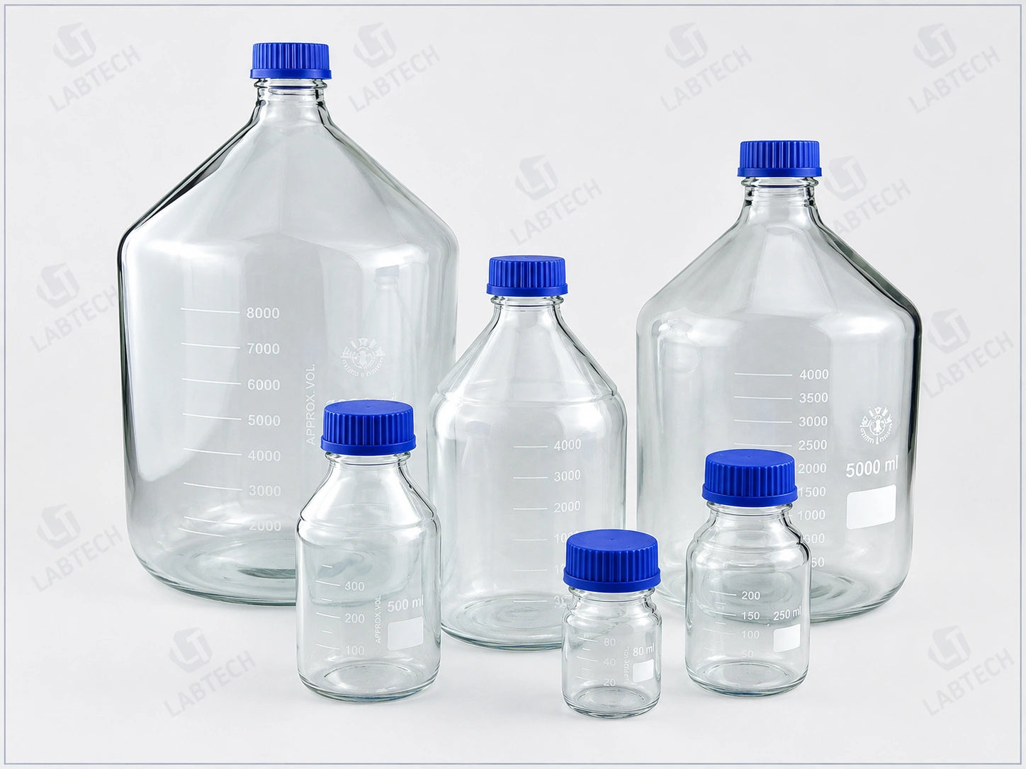 Simax® Borosilicate Glass Media & Storage Bottle – GL45 Screw Cap