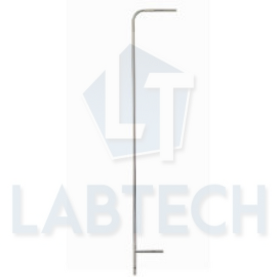 Testo 0635 2145 Stainless Steel Pitot Tube, Length 350 mm, Ø 7 mm - for Measuring Flow Velocity