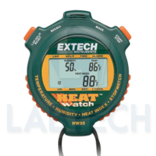 Extech HW30 HeatWatch™ Humidity/Temperature Stopwatch