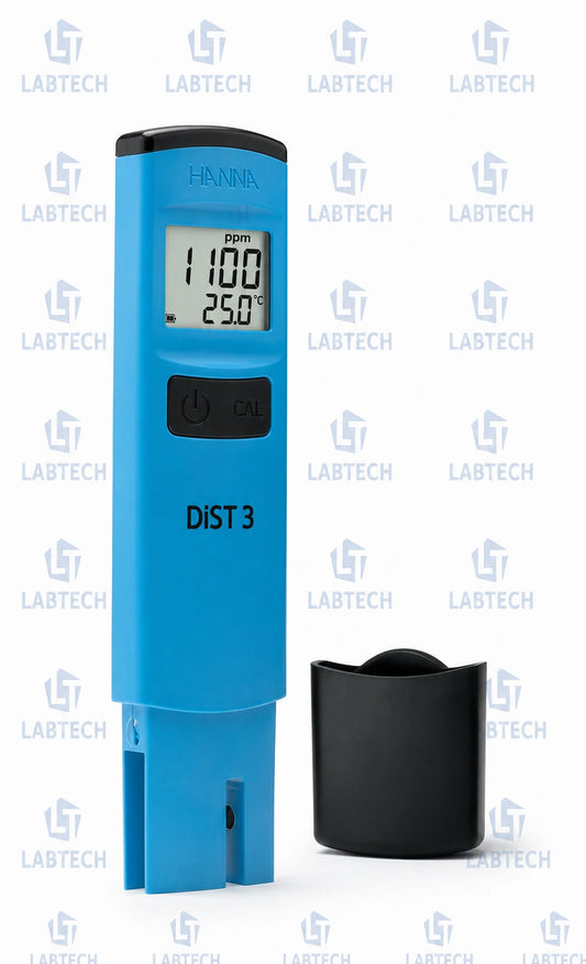 HI98303 DiST-3 Digital EC Meter (0–2000 µS/cm) | Waterproof Conductivity Tester with ATC