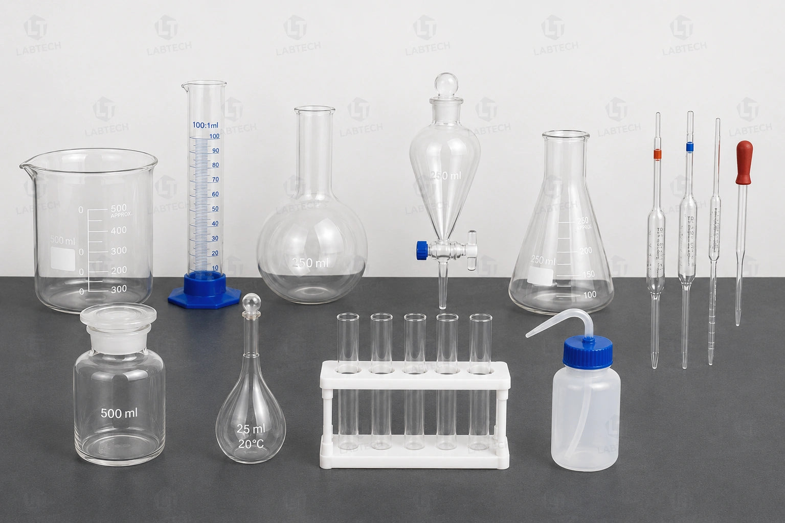 Laboratory Glassware Set – Complete Scientific Glassware Kit
