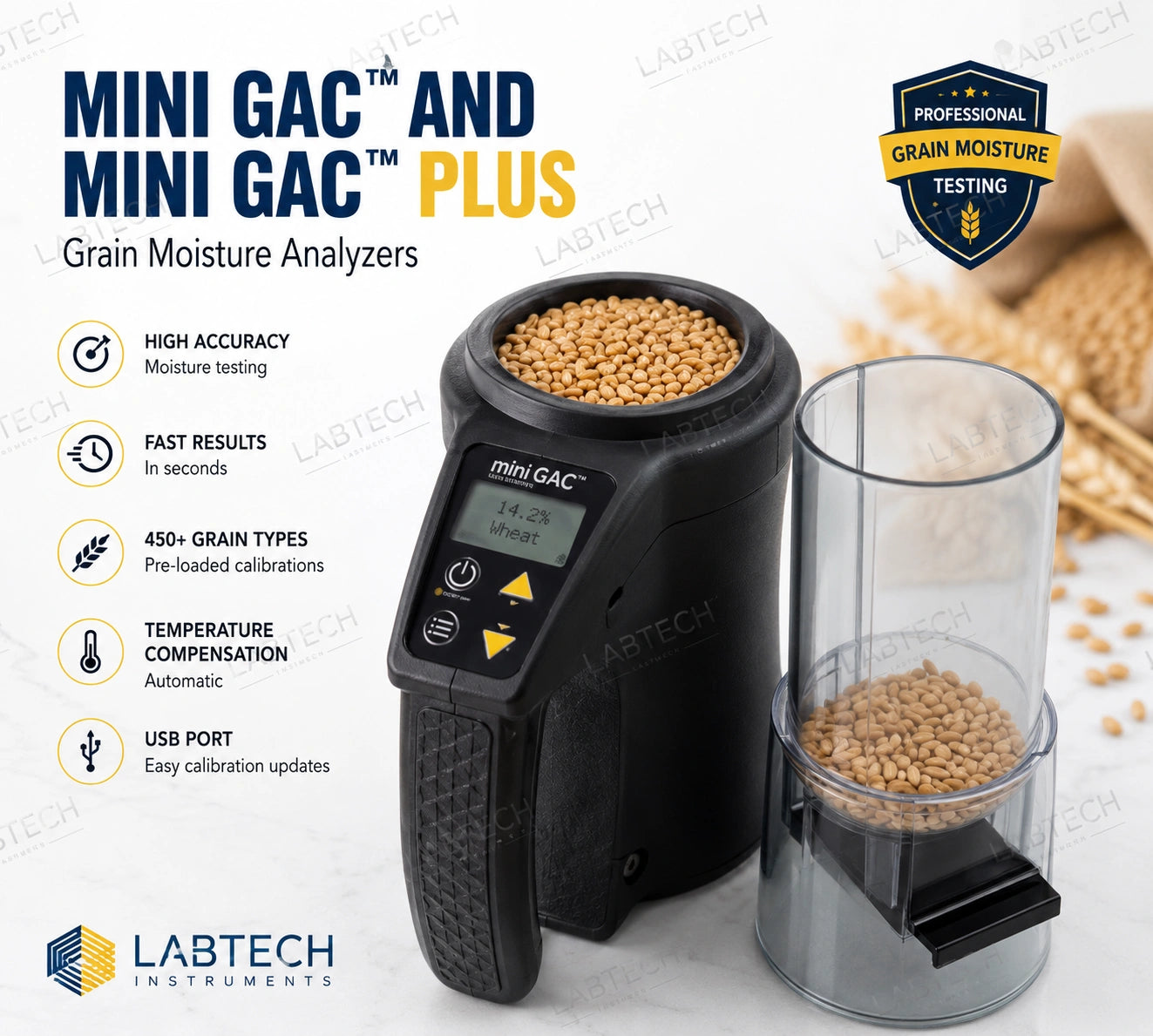 Mini Gac And MiniGAC by Dickey John Moisture Meter
