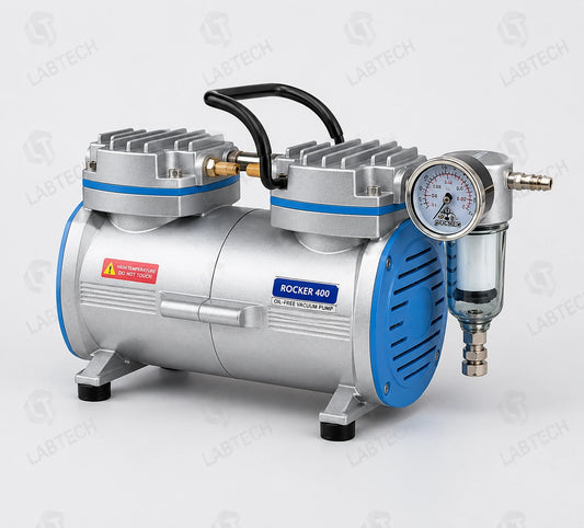 Oil-Free Vacuum Pump 34 L/min | 99 mbar Absolute | 80W Laboratory Vacuum Pump