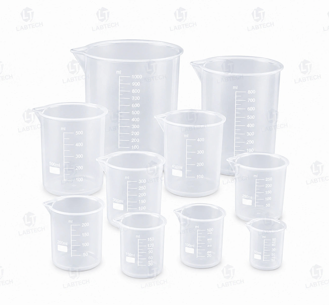 Plastic Measuring Beaker – Laboratory Graduated Beaker