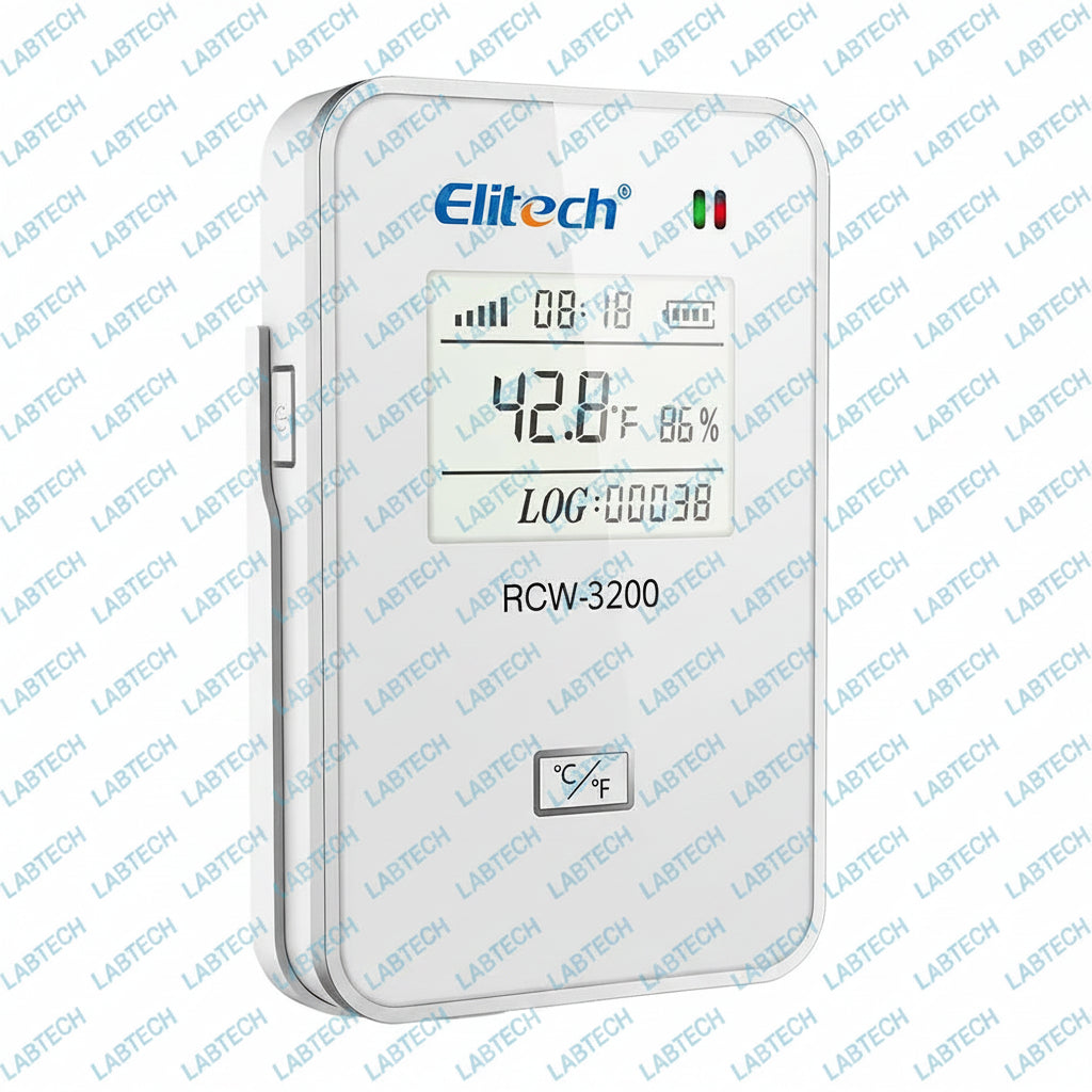 Elitech RCW-3000 & RCW-3200 WiFi 4G Wireless Temperature Humidity Data Logger and Transceiver Monitor System with Cloud and Mobile App