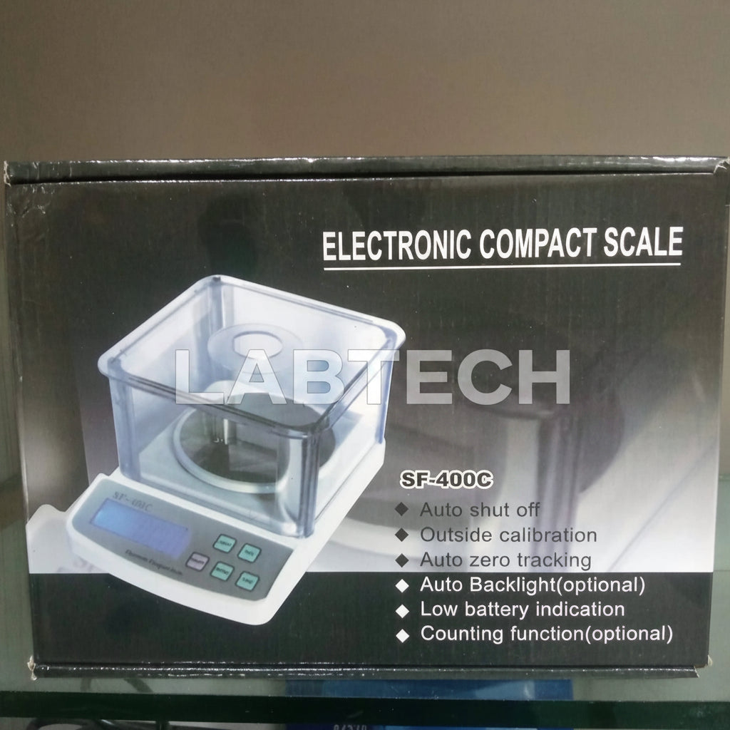 SF-400C High Precision Electronic Compact Scale | 500g/0.01g Accuracy