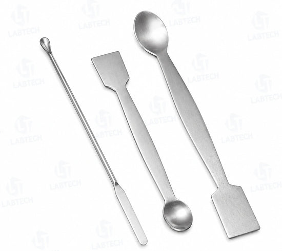 Stainless Steel Laboratory Spatula Set