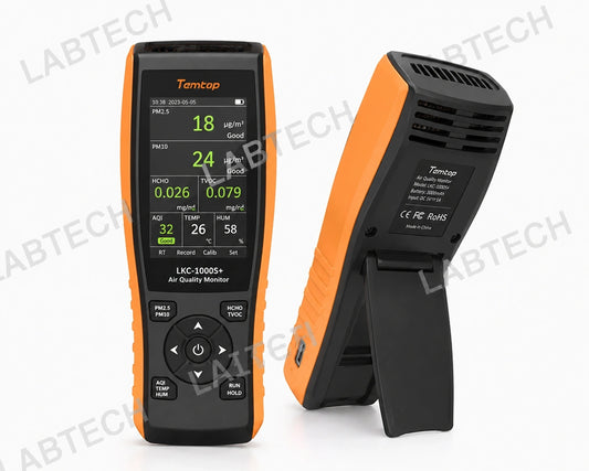 Temtop LKC-1000S+ 2nd AQI PM2.5 Detector Professional Air Quality Monitor PM10 TVOC HCHO Data Export