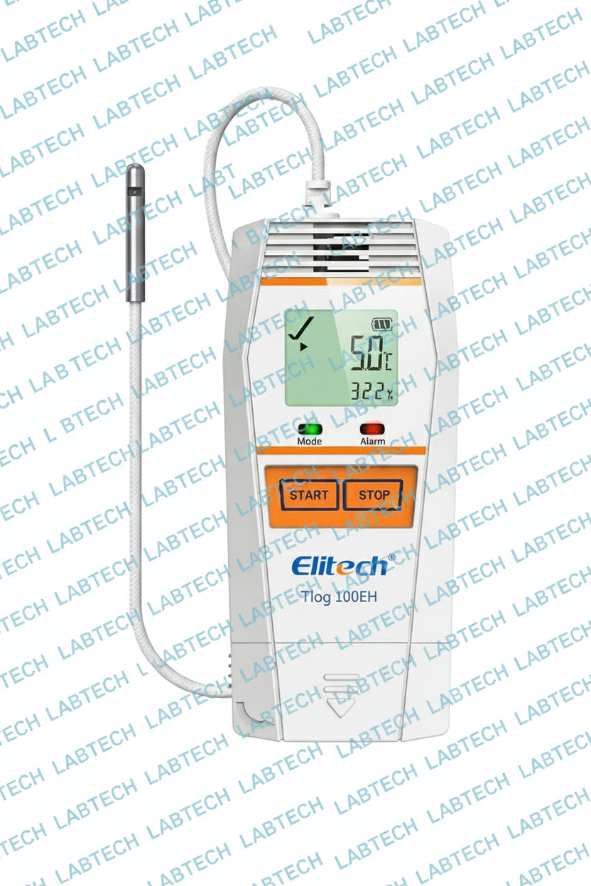 Elitech Tlog 100EH Reusable Temperature Humidity Data Logger -40°F to 185°F