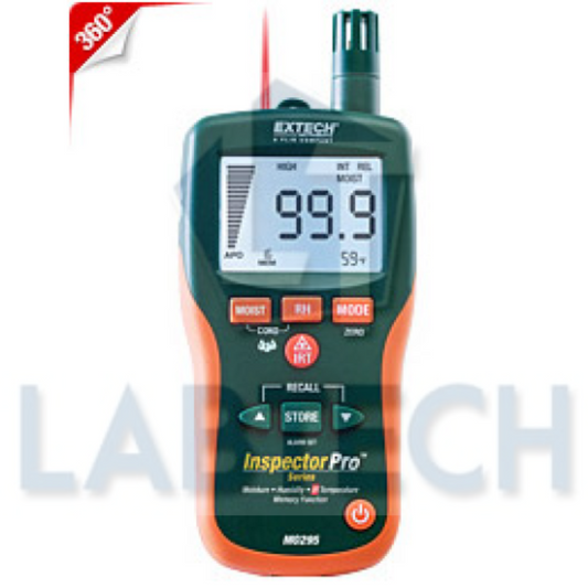 Extech MO295 Pinless Moisture Psychrometer + IR Thermometer