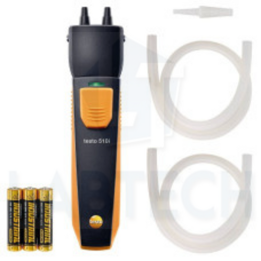 Testo 510i Differential Pressure Gauge Operated with Smartphone