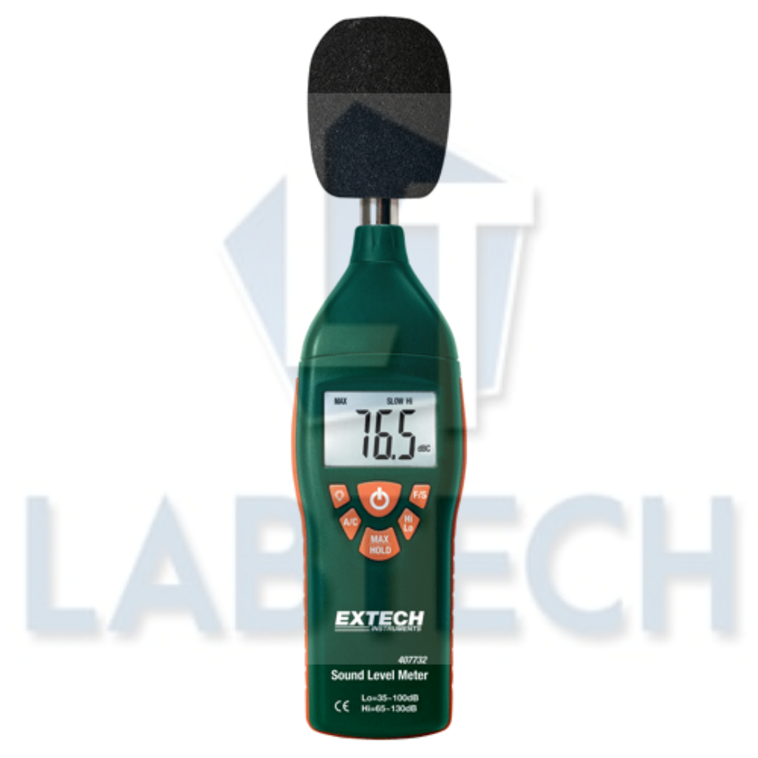 Extech Instruments Medical Sound Level Extech 407732 Low/High Range Sound Level Meter – LABTECH Pakistan