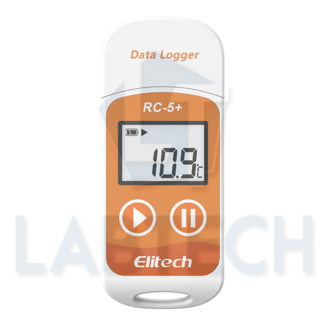 Elitech RC-5+ Reusable USB Temperature Data logger with Auto PDF Report