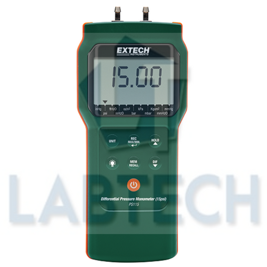 Extech PS115 Differential Pressure Manometer (15psi)