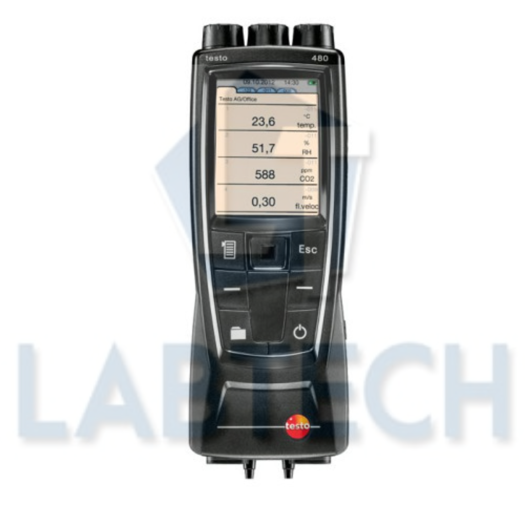 testo 480 - Digital temperature, humidity and air flow meter