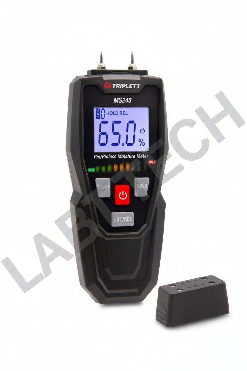 Pin/Pinless Moisture Meter with visual led moisture indicator- (MS245)