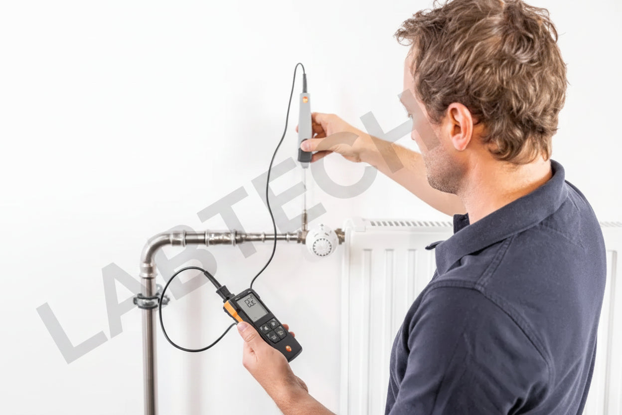 Testo 925 - Temperature measuring instrument for TC Type K with App connection
