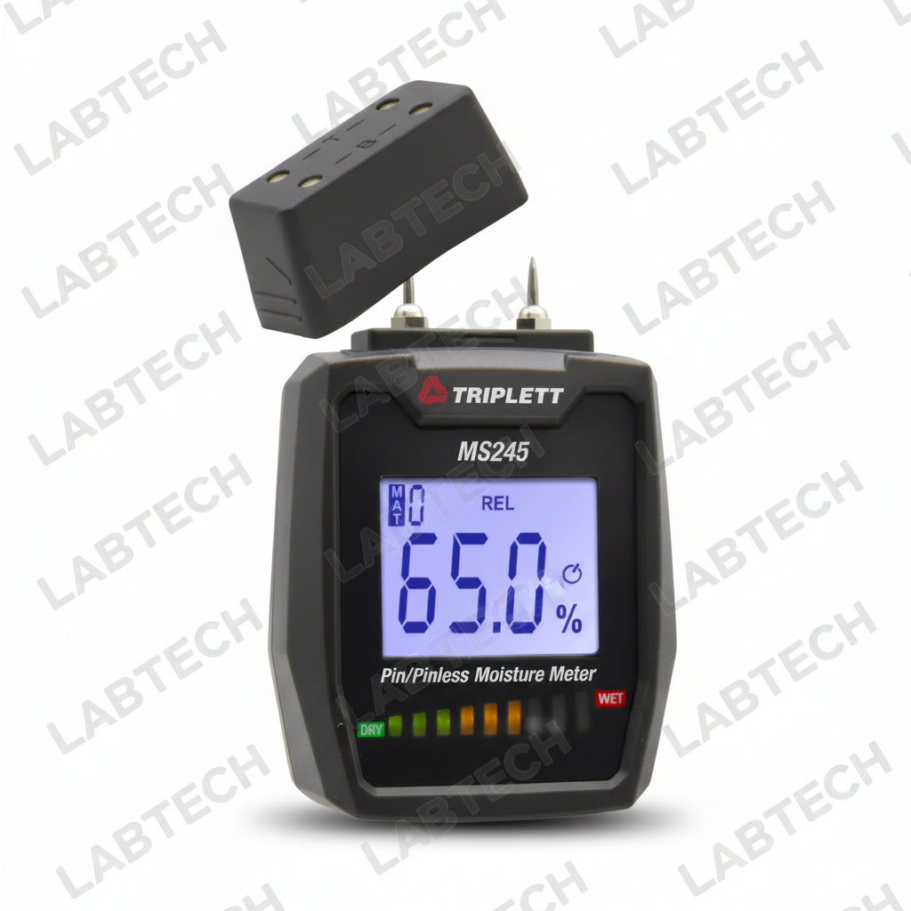 Pin/Pinless Moisture Meter with visual led moisture indicator- (MS245)